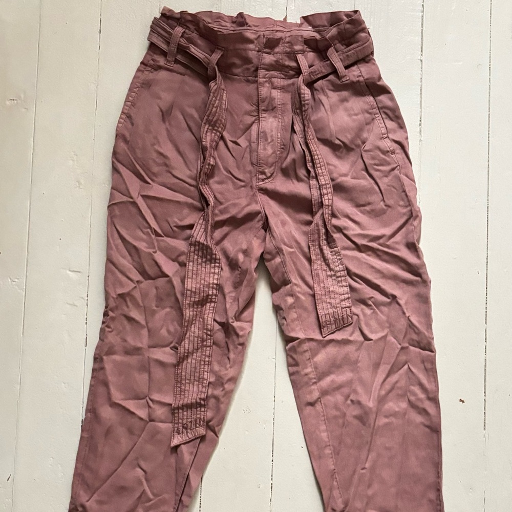 Pink American Eagle Parachute Pants
